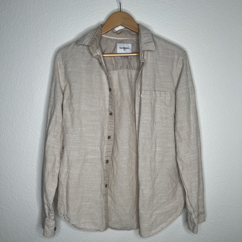 100% cotton button up shirt